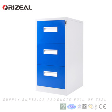 Armario de archivador Orizeal de metal de alta calidad con tres cajones en venta (OZ-OSC023)